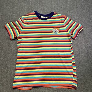 Nickelodeon Rugrats Chuckie Shirt Womens Large Casual Striped Fun